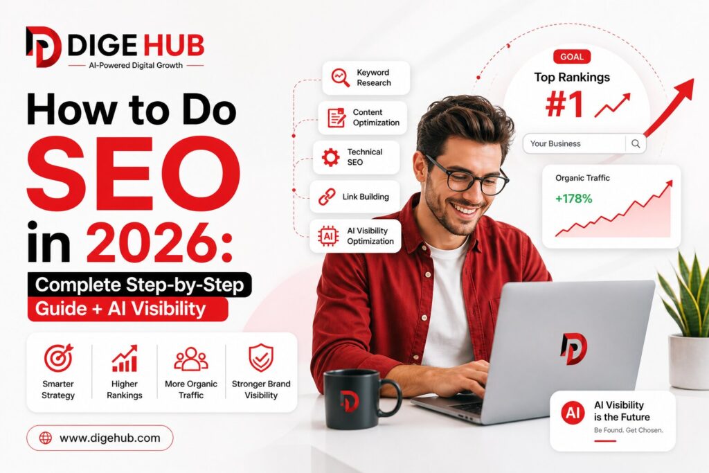 How to do SEO in 2026 step-by-step guide with AI visibility, keyword research, technical SEO, and organic traffic growth strategy