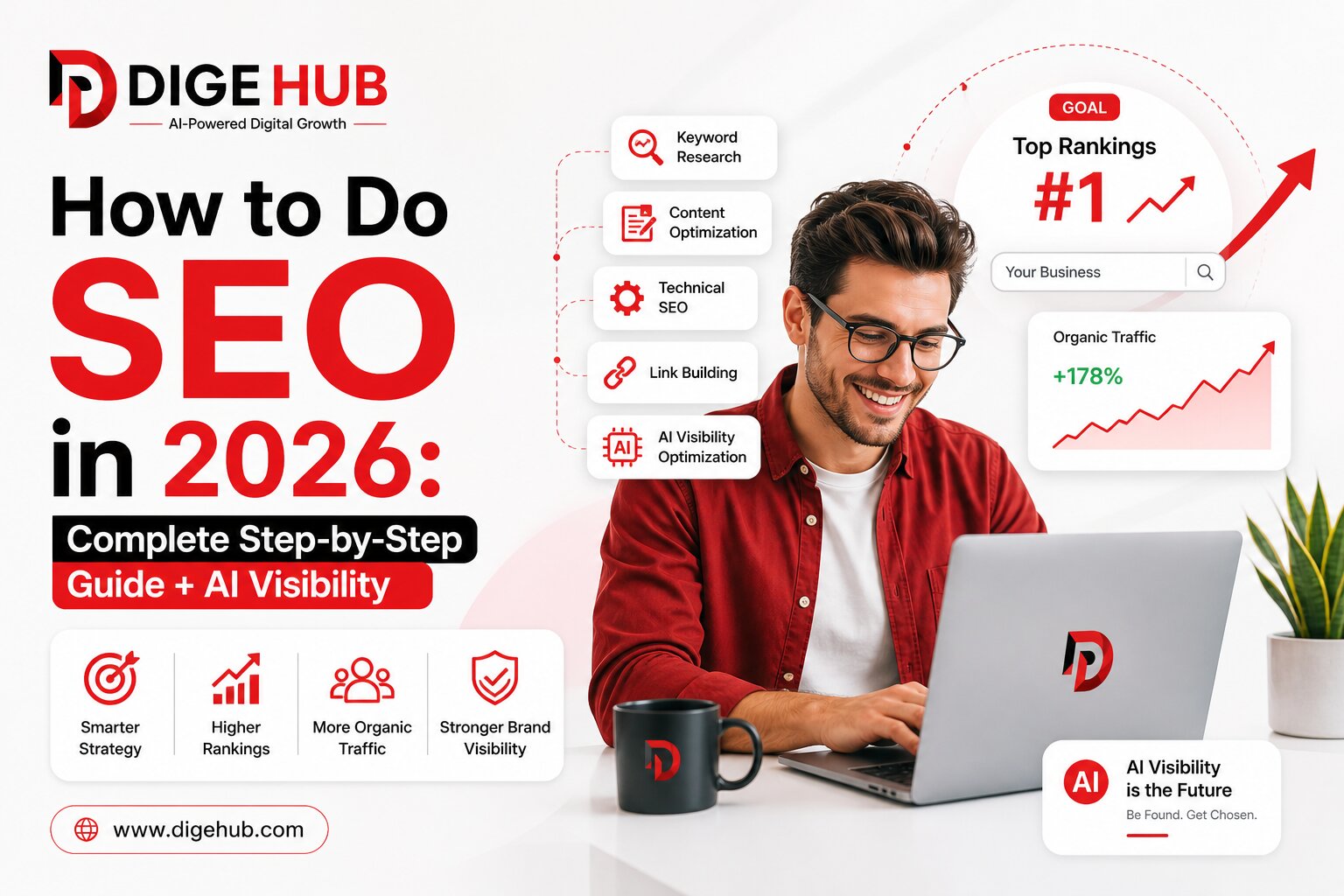 How to do SEO in 2026 step-by-step guide with AI visibility, keyword research, technical SEO, and organic traffic growth strategy