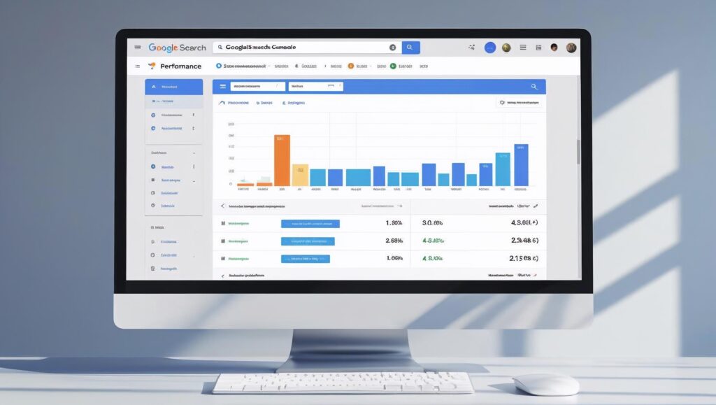 Screenshot of Google Search Console Performance tab Screenshot of Google Search Console Performance tab