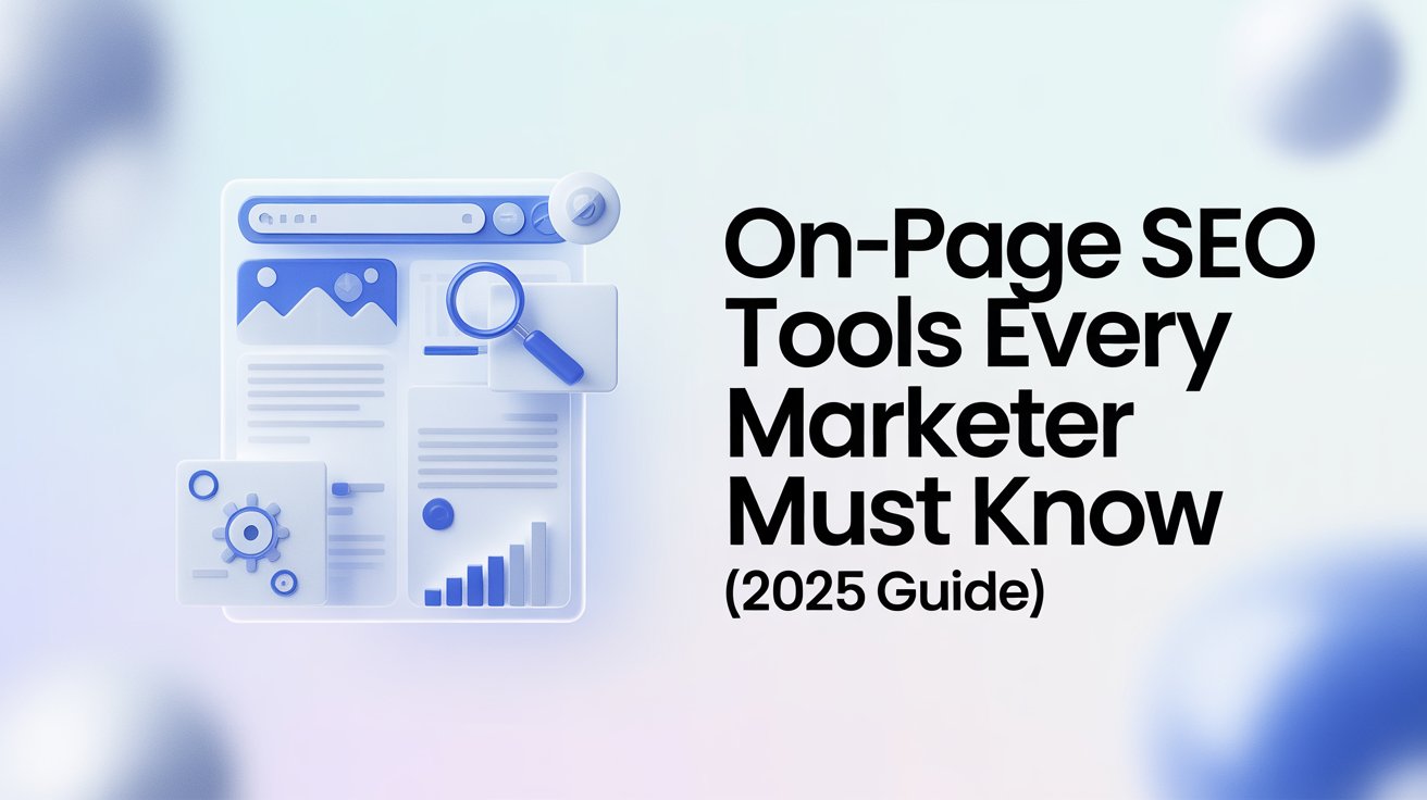 On page SEO tools every marketer must know