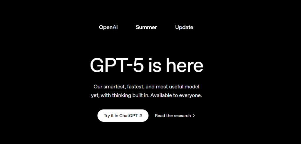 OpenAI's GPT-5 is here and free for all ChatGPT users