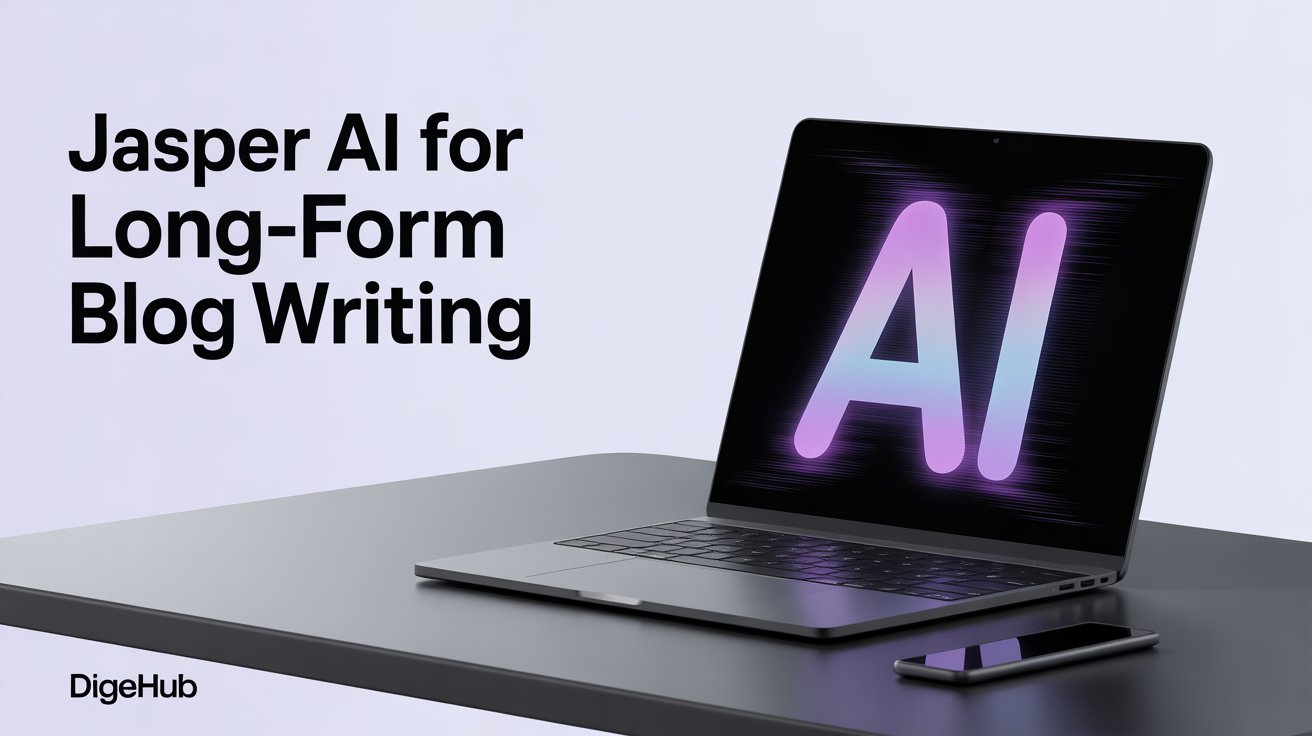 Jasper ai written on a computer screen