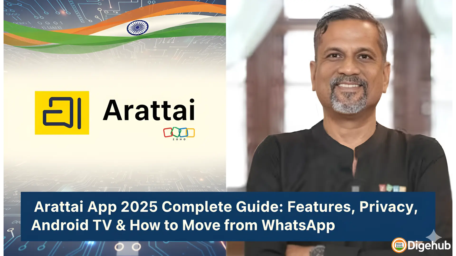 Discover Arattai — Zoho’s Made-in-India messaging app challenging WhatsApp & Telegram. Explore its features, privacy focus, Android TV support, and why users are switching.