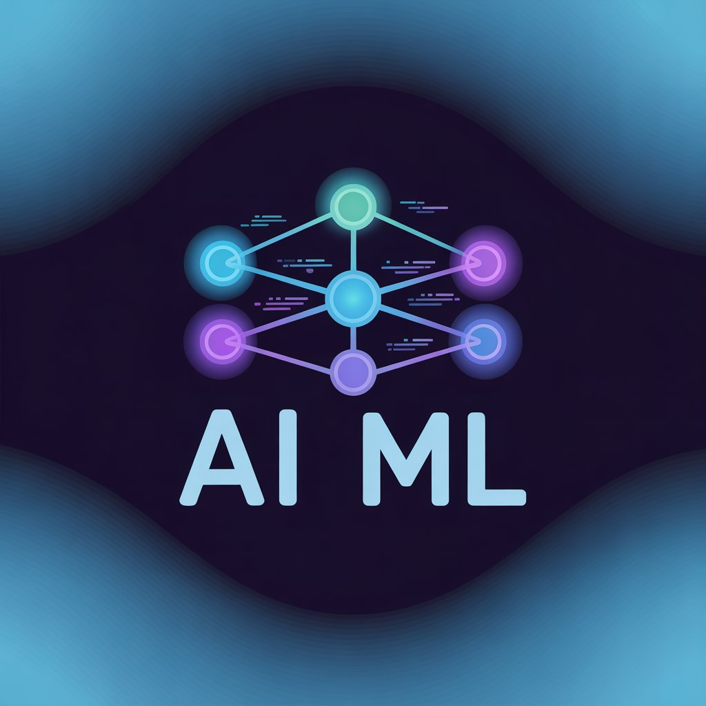 oct1 Minimal banner of AI and machine learning neural network with futuristic tech colors and data flow design