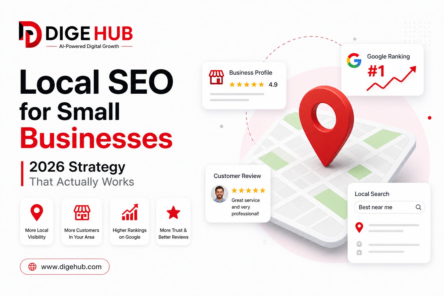 Struggling to show up on Google Maps or local search? This complete guide to Local SEO for small businesses in India (2026) breaks down exactly what works — with real strategies, step-by-step actions, and zero fluff.
